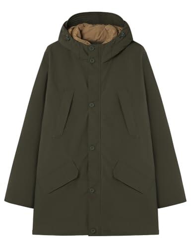 Springfield Casual Parka, Caqui, M para Hombre