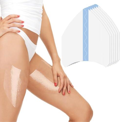 UYVPAER 6 Parches Antifricción Para Muslos – Almohadillas Invisibles Antifricción Para Muslos, Almohadillas Antifricción En Forma De V, Antirozaduras, Muslos Para Mujer, Protección Contra Roza