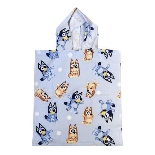 CERDÁ LIFE'S LITTLE MOMENTS Gorra y gafas unisex Bluey para niños, diseño original, ajustable y ligero, ideal para verano, protección solar, gorra de béisbol, poncho azul, talla única