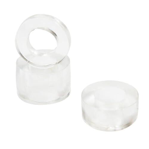 Genérico 3 tamaños de Anillos elásticos Ligeros de Fitness para hombre-ESRF01 (Blanco)