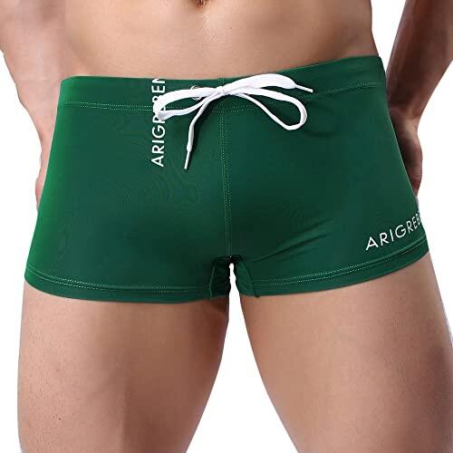 Bañador Hombre Natación Traje De Baño Secado Rápido Bañadores Verano Vacaciones Bermudas Boxer Corto con Cordón Ajustado Elástica Pantalones Cortos Hawaianos Surf Ropa de Baño Surferos Shorts Playa