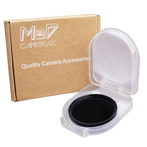 Mad Camera - Filtro Infrarrojo IR R85 de 77mm - Filtro Premium de 850nm para Lentes DSLR para Fotografía en Blanco y Negro de Alto Contraste - Ideal para Paisaje y Bodegón