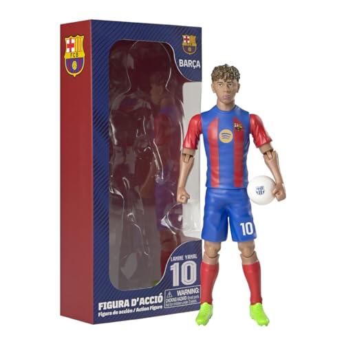Megableu – Figura de fútbol YAMAL – 20 cm – Figura de fútbol grande realista y articulada – Licencia oficial – 10 puntos de articulación – Juguete de fútbol FC Barcelona – Idea de regalo Fans L. Yamal