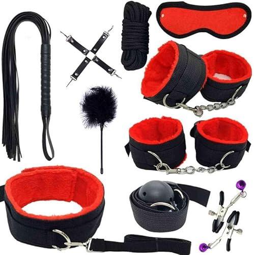 10 ajustable rojo cómodo nylon dormitorio entrenamiento conjunto con cómoda pulsera roja - D29NL