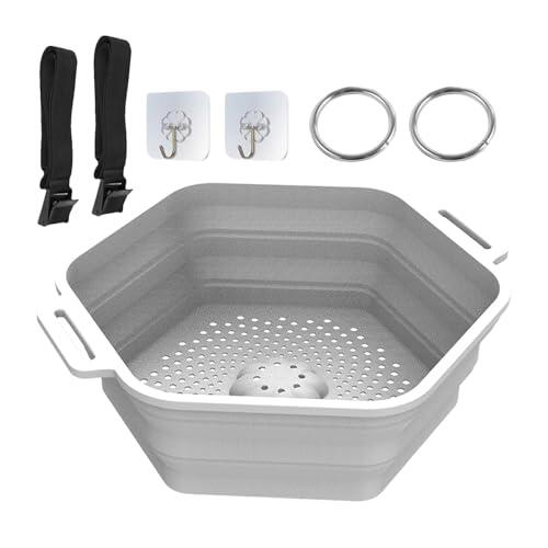 Bañera fría – Cuenca compacta de congelación, spa inflable | Equipo de inmersión grande, unidad térmica, recipiente plegable multicapa para relajación muscular, cámara de enfriamiento para entusiastas