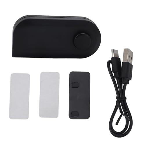 Herchr - Lámpara de polvo para aspiradora, lámpara antipolvo recargable, accesorio universal impermeable para aspiradora de luz verde para pelo de gato