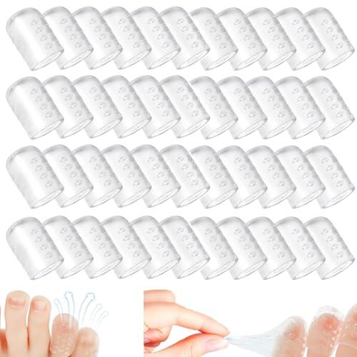 55 Piezas Protección de Dedo Del Pie Transparente, Silicona de Protección de Los Pies, Protección de Los Pies Silicona Transpirable, Silicona-Fricción de Protección de Los Pies Adecuado Caminar Correr