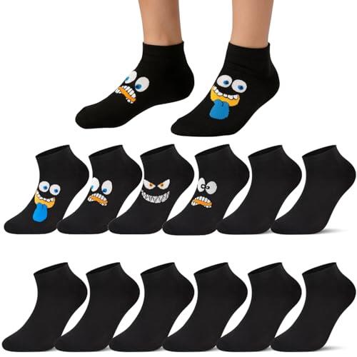 L&K-II Calcetines para niños calcetines tobilleros calcetines deportivos calcetines para correr paquete de 12 algodón 2894 39/42
