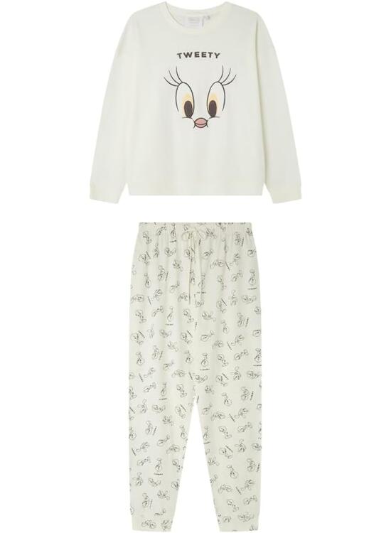 Women'secret Pijama de Manga Larga Pantalón Largo Colección Multilicense Urban Pijama Mujer