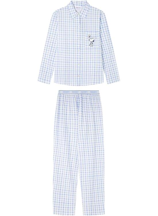 Women'secret Pijama Masculino de Manga Larga Colección Multilicense Campus Pijama Mujer