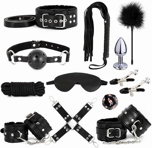 Equipo De Fitness Negro Completo De 12 Piezas, Equipo De Entrenamiento para Pecho, Brazos Y Piernas - Q-Es