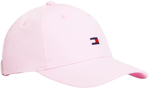 Tommy Hilfiger Gorra Unisex con Bandera pequeña para niños, KA0KA00025, Color Rosa (Rosa nacarado), Talla L-XL