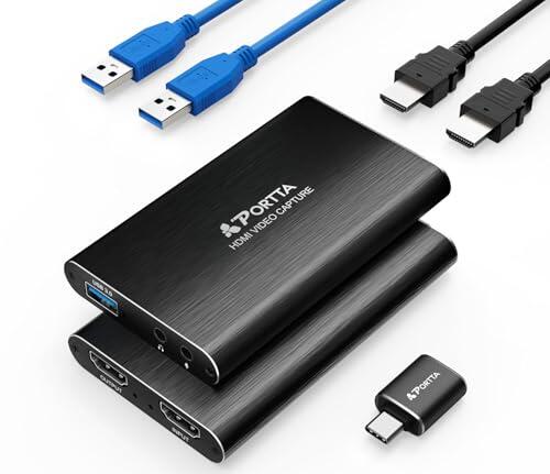 Captura de video sin retardo: análisis completo de la capturadora HDMI Portta