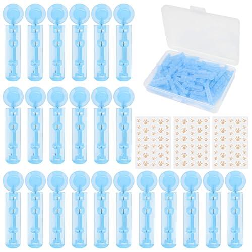 100 Blemish Remover Acné Aguja - Desechables Eliminar Espinillas, Removedor de Puntos Blackhead con 108 Parches Puntuales, Afilado Desechable Blackhead para Limpiador Granos