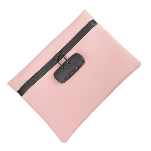 Bolsa Pequeña con Candado,Bolsa Con Bloqueo De Seguridad | Funda Portátil Antirrobo Con Estanqueidad Para Viaje Camping Gimnasio Residencia Estudiantil