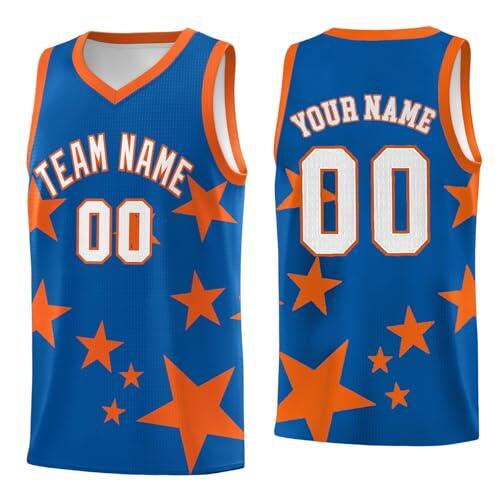 Camisetas de Basketball para Hombre, Camiseta Personalizada Niño, Camiseta sin Mangas para Hombre de Basket, 3XS-5XL Azul