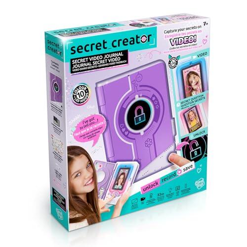 Canal Toys - Creator - Video Diario Secreto con Huella Dactilar y Cámara