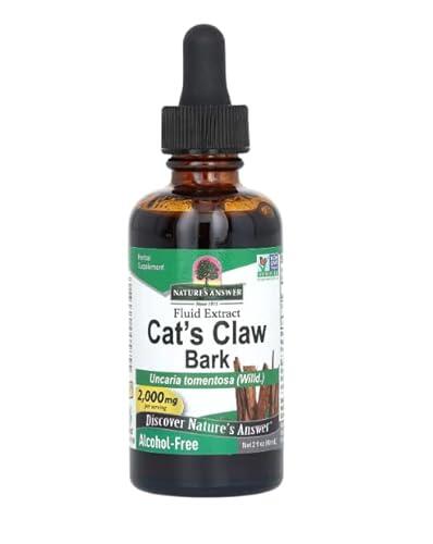 Natural's Answer Cats ClawBark 2000 mg, sin alcohol, sin gluten, 60 ml