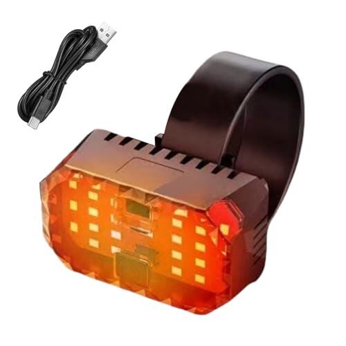 Luces De Ciclismo - Cargas USB Luces De Bicicleta | Pantalla De Batería Digital Impermeable De 120 Grados Cubierta Brillante Para Mujeres Hombres Ciclistas Atletas Deportes