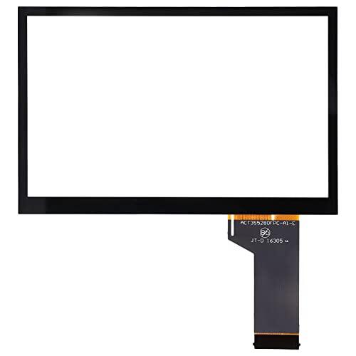Watris Veiyi Digitalizador de pantalla táctil LCD para coche, dispositivo de digitalización de diapositivas, reemplazo de pantalla táctil CD DVD compatible con MIB (OE: TDO-WVGA0633F00039)