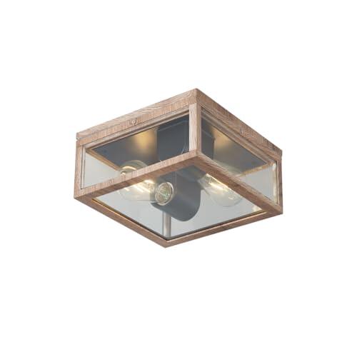 Iluminación exterior con estilo: Lámpara de techo Charlois de Qazqa