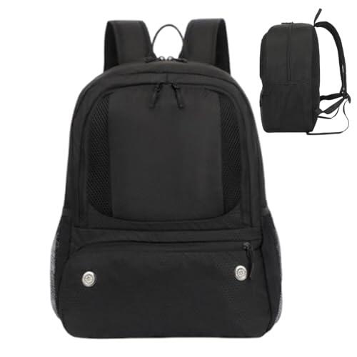 Genérico Mochila De Fútbol Para Niños | Mochila Deportiva Transpirable,Mochila Ergónómica Impermeable Transpirable Antiolores con Compartimento para Zapatos para Entrenamiento Gimnasio y Deporte