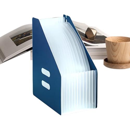 Accordion File Organizer, 13 Pocket Expanding Receipt Holder, 12.68x10.08 inches Waterproof with Secure Closure, Document Storage Supplies for School, Bill Letter A4 Paper Forms