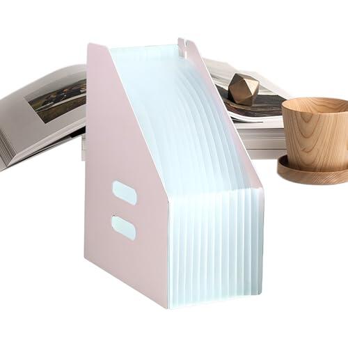 Accordion File Organizer, 13 Pocket Expanding Receipt Holder, 12.68x10.08 inches Waterproof with Secure Closure, Document Storage Supplies for School, Bill Letter A4 Paper Forms