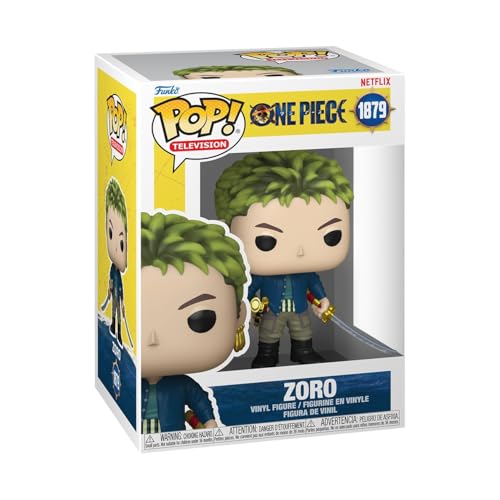 Funko Pop! Television: Netflix - One Piece - Zoro - Figura de Vinilo Coleccionable - Idea de Regalo - Mercancía Oficial - Juguetes para niños y Adultos - Figura Modelo para coleccionistas