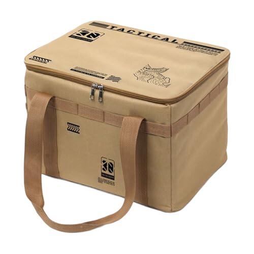 Renopfect Bolsa Organizadora para Camping,Organizador De Utensilios De Cocina para Camping | 30L Impermeable para Bebidas, Barbacoa, Picnic Y Utensilios De Cocina