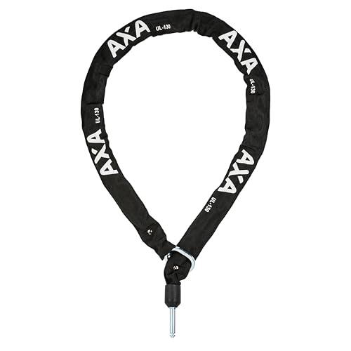 AXA ULC 130 - Cadena para cerraduras de marco (130 cm, eslabones de acero endurecido de 5,5 mm), color negro