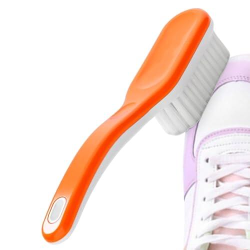 Cepillo para Limpiar Zapatos, Cepillo Limpiador De Calzado, Diseño Ergonómico Antideslizante Cerdas Elimina Manchas Limpieza De Baño Zapatillas Lavandería