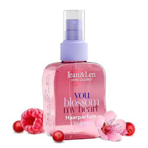 Perfume capilar Jean & Len you blossom my heart, fragancia de delicadas flores y frutos rojos, fórmula nutritiva, apta para todo tipo de cabellos, no apelmaza, perfume capilar vegano, 105 ml