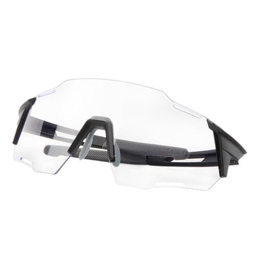 Generisch Gafas de moto transparentes - Gafas de nieve fotocromáticas sin montura | Accesorios unisex para esquí, snowboard, motocross, deportes de ocio familiar