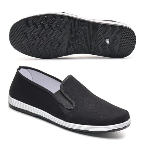 Zapatos de Tela para Artes Marciales Calzado Tradicional Chino de Tai chi y Kung fu Zapatos de Lona para Hombres y Mujeres. White EU Size 37