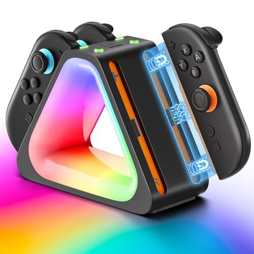 Análisis de la Estación de Carga AXFEE 4 en 1 para Nuevos Mandos Nintendo