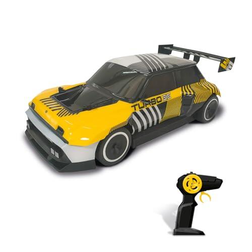 Mondo Motors Renault 5 Turbo 3E, Modelo a Escala 1:14, Velocidad de hasta 10 km/h, baterías Recargables Incluidas, Coche de Juguete 63853
