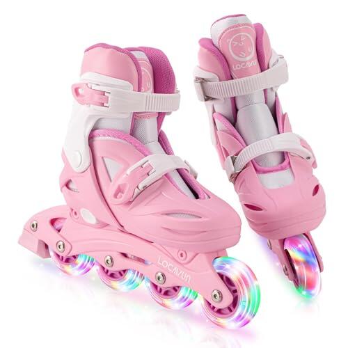 LOCAVUN Patines en Línea Ajustables para Niña Principiante
