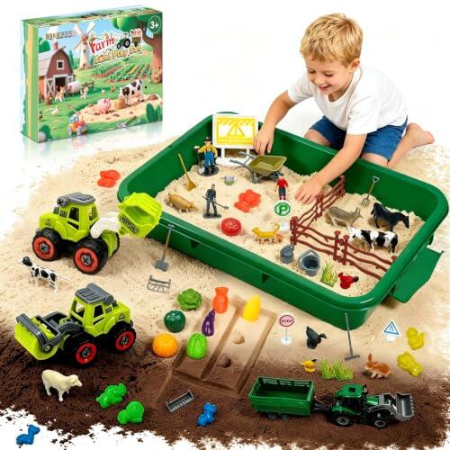 Magia en casa: Análisis del set sensorial de granja con arena moldeable