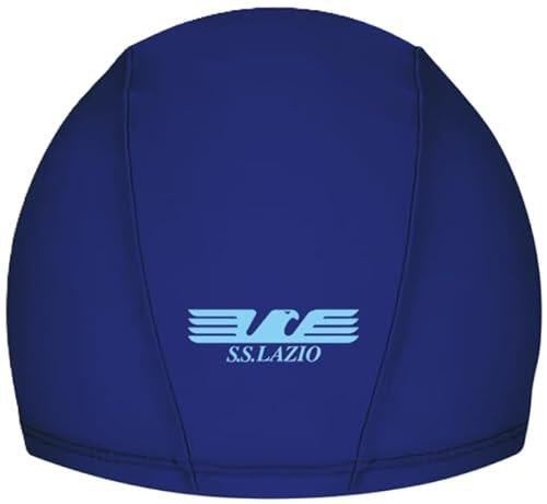 Only4fan S.r.l. SS Lazio - Gorro de natación de Licra, para Adultos y niños, Producto Oficial, Color Azul