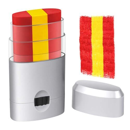 ALIIP Pintacaras Bandera de España, Pintura Cara Facial con Bandera España
