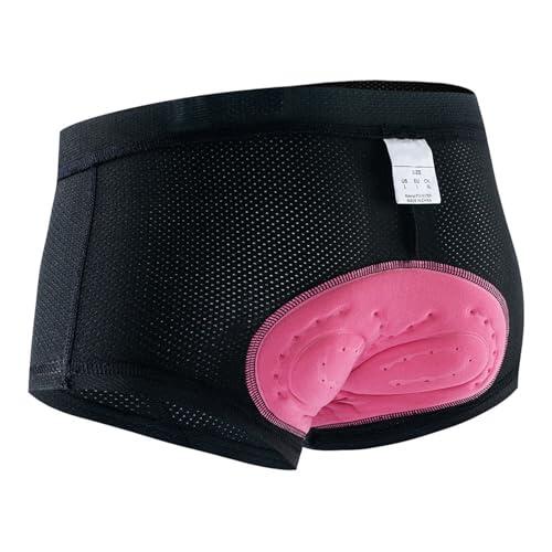 Femenino Culottes Ropa interior para ciclismo de equitación para mujeres Short de ciclismo de secado rápido Gel 3D acolchado Shorts de bicicleta acolchados Slips de bicicleta de secado rápido