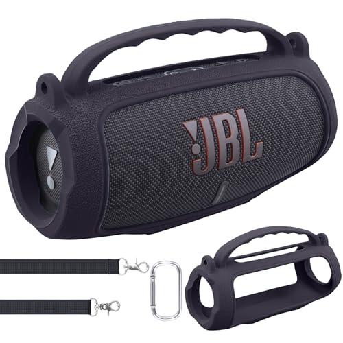 co2CREA Funda de Silicona Protectora para JBL Charge 5 Altavoz inalámbrico portátil
