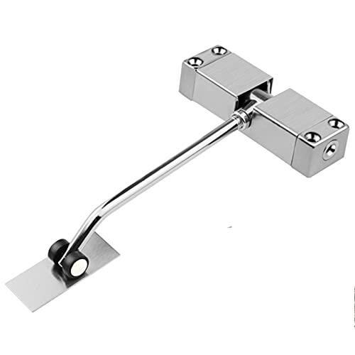 FBANULPEX Cierrapuertas automático Cierrapuertas de Muelle, Cierrapuertas de Acero Inoxidable con Resorte y Superficie Ajustable, Cierre automático(1pcs)