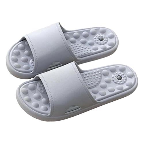 Masajeador de fascitis plantar, zapatillas de masaje de pies acupresión, zapatos, sandalias de reflexología, regalo de relajación para mamá papá, amarillo/verde/gris/rosa/azul marino, 36-37/38-39/40