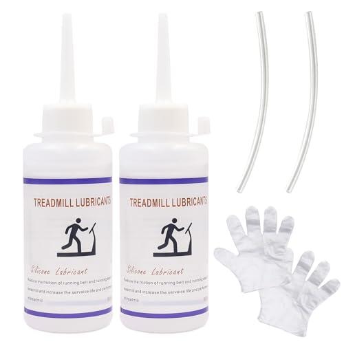 Aceite de cinta de correr de 180 ml, fácil de aplicar para cinta de correr y equipos deportivos, para engranajes, bisagras y cables de cable, forma una capa protectora duradera, tubos de 20 cm de