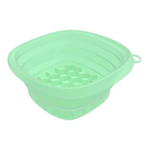 Gupcaqosjw Cuenco De Hielo Para Rostro | Recipiente Facial Para Terapia Fría - Rodillo Facial de Silicona Reutilizable Plegable con Bandeja de Cubitos Integrada para Cuidado de Piel Spa en Casa Cocina