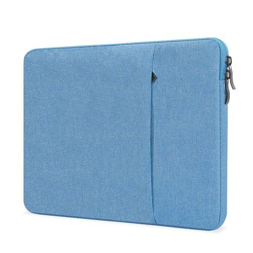 ProElife Funda para portátil de 13 Pulgadas para 2026-2022 MacBook Air 13.6 Pulgadas M5 M4 M3 M2 y Pro 13.3 Pulgadas M2 M1 Accesorio Repelente al Agua de Viaje Funda (Azul Claro)