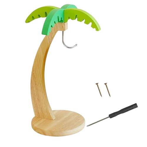 Integrity.1 Soporte de Madera para Mantener los Plátanos Frescos, Soporte para Plátanos con Gancho Duradero, Decoración para Encimera de Cocina y Mesas de Comedor