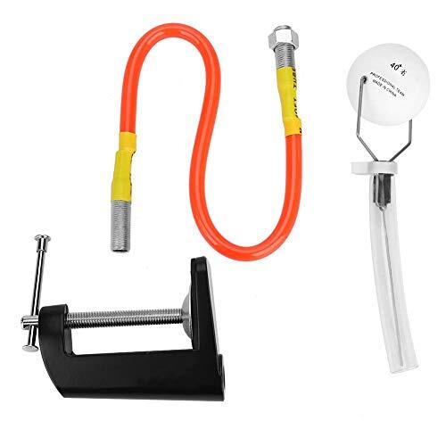 Itonash Robot de Entrenamiento de Tenis de Mesa Profesional, Conectable Al Borde de la Mesa para Ejercicios de Escritorio de Forma Remota, Pantalla de Tarifa de Aciertos, un de